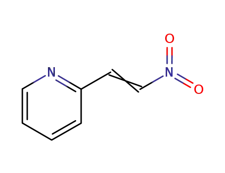 Molecular Structure of 14255-17-5 (Pyridine, 2-(2-nitroethenyl)-)