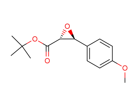 Molecular Structure of 201804-22-0 (tert-butyl (2R,3S)-3-(4-methoxyphenyl)glycidate)