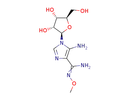 5-Amino-N'-methoxy-1-β-D-ribofuranosyl-1H-imidazole-4-carboxamidine