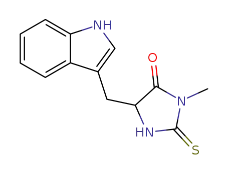 5-(1H-indol-3-ylmethyl)-3-methyl-2-thioxo-4-Imidazolidinone