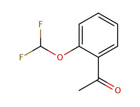Molecular Structure of 127842-55-1 (2'-(DIFLUOROMETHOXY)ACETOPHENONE 98)