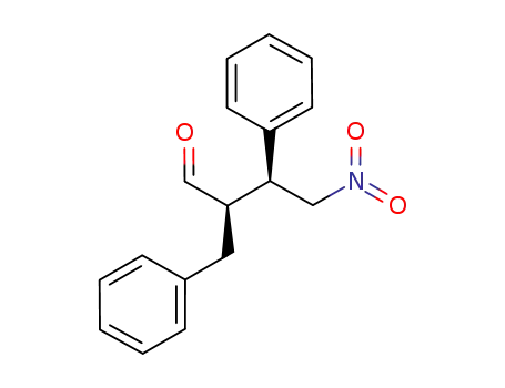 Molecular Structure of 1089665-81-5 (2-benzyl-2-(2-nitro-1-phenylethyl)ethanal)