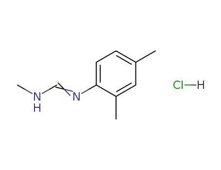 Methanimidamide,N-(2,4-dimethylphenyl)-N'-methyl-, hydrochloride (1:1)