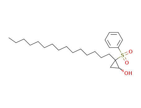 2-Benzenesulfonyl-2-pentadecyl-cyclopropanol