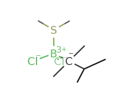 (CH<sub>3</sub>)2CHC(CH<sub>3</sub>)2BCl<sub>2</sub>(S(CH<sub>3</sub>)2)