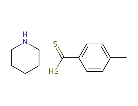 Molecular Structure of 42967-76-0 (piperidinium 4-methylbenzenecarbodithiolate)