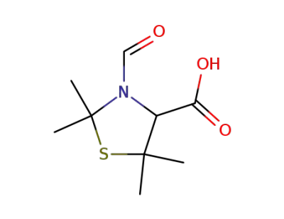 3-ホルミル-2,2,5,5-テトラメチル-4-チアゾリジンカルボン酸