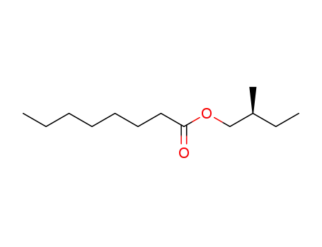 Molecular Structure of 55195-31-8 ((S)-2-methylbutyl octanoate)