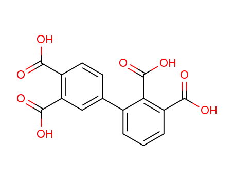 Molecular Structure of 36978-40-2 (1,1'-Biphenyl-2,3,3',4'-tetracarboxylic acid)