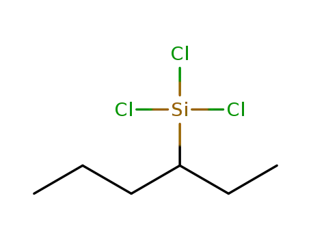 Molecular Structure of 875288-11-2 (Silane, trichloro(1-ethylbutyl)-)