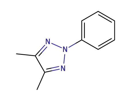 Molecular Structure of 58737-90-9 (2H-1,2,3-Triazole, 4,5-dimethyl-2-phenyl-)