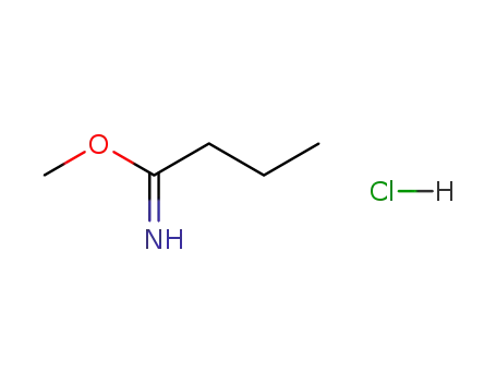 Molecular Structure of 57583-92-3 (Butanimidic acid, methyl ester, hydrochloride)