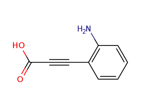Molecular Structure of 79655-46-2 ((2-amino-phenyl)-propiolic acid)