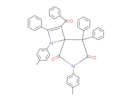 3-Benzoyl-2,8,8-triphenyl-1,6-di-p-tolyl-1,6-diaza-spiro[3.4]oct-2-ene-5,7-dione
