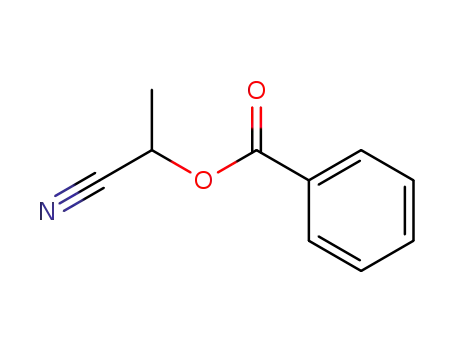 Molecular Structure of 98777-16-3 (2-benzoyloxy-1-butyronitrile)