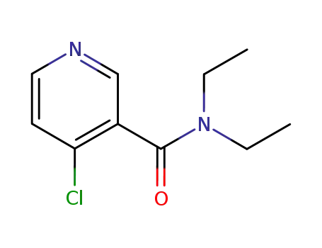 Molecular Structure of 55675-97-3 (4-chloro-N,N-diethyl-3-pyridinecarboxamide)