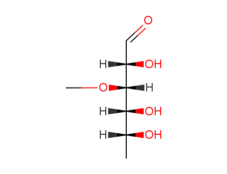 Molecular Structure of 642-33-1 (3-O-methyl-6-deoxy-D-talose)