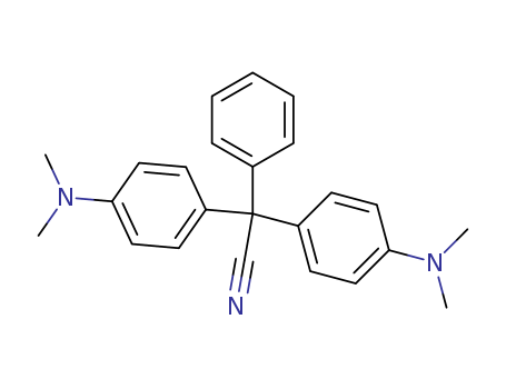 Benzeneacetonitrile,4-(dimethylamino)-a-[4-(dimethylamino)phenyl]-a-phenyl- cas  4468-56-8