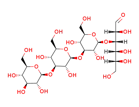 Molecular Structure of 34321-38-5 (D-Glucose, O-a-D-glucopyranosyl-(1&reg;3)-O-a-D-glucopyranosyl-(1&reg;3)-O-a-D-glucopyranosyl-(1&reg;3)-)