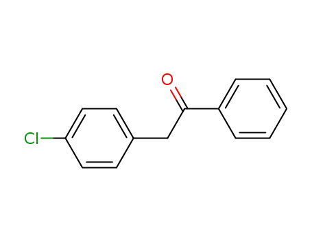 Molecular Structure of 6332-83-8 (2-(4-CHLOROPHENYL)-1-PHENYLETHANONE)