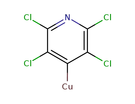 Molecular Structure of 27425-94-1 (tetrachloro-4-pyridylcopper)