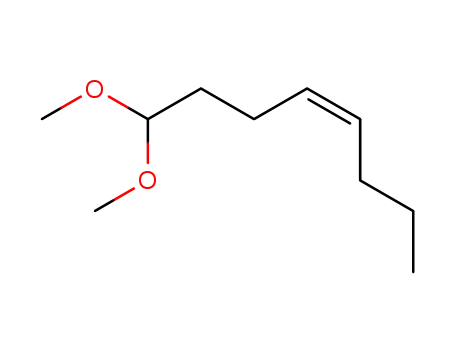 Molecular Structure of 119265-28-0 (1,1-dimethoxy-4Z-octene)