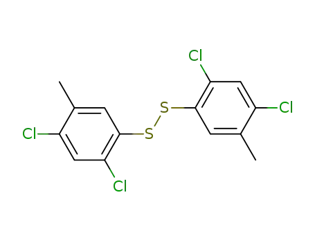Molecular Structure of 88519-69-1 (Disulfide, bis(2,4-dichloro-5-methylphenyl))