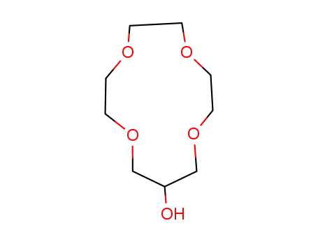 Molecular Structure of 77887-88-8 (1,4,7,10-Tetraoxacyclotridecan-12-ol)