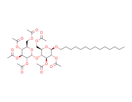 1-tetradecyl-2,3,6-tri-O-acetyl-4-O-(2,3,4,6-tetra-O-acetyl-α-D-glucopyranosyl)-β-D-glucopyranoside