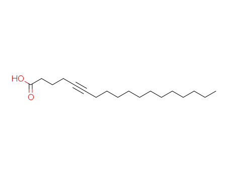 Molecular Structure of 676-30-2 (5-Octadecynoic acid)