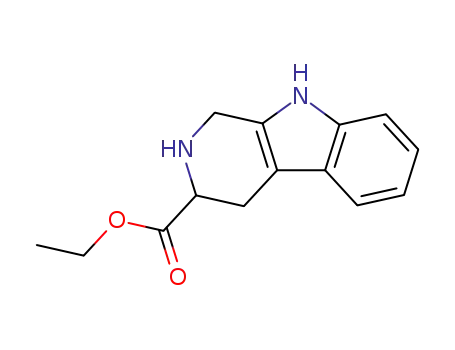 Molecular Structure of 41300-23-6 (2,3,4,9-TETRAHYDRO-1H-BETA-CARBOLINE-3-CARBOXYLIC ACID ETHYL ESTER)