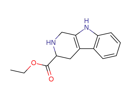 Molecular Structure of 84518-77-4 (ethyl 1,2,3,4-tetrahydro-β-carboline-3-carboxylate)