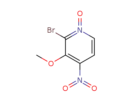 Molecular Structure of 104819-50-3 (2-bromo-3-methoxy-4-nitropyridine N-oxide)