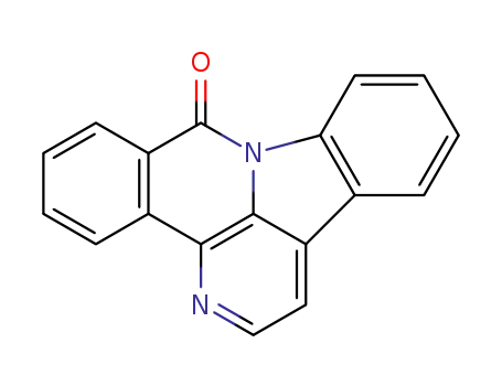 Molecular Structure of 38478-71-6 (9H-benzo[c]indolo[3,2,1-ij][1,5]naphthyridin-9-one)