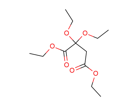Molecular Structure of 7071-01-4 (diethyl 2,2-diethoxybutanedioate)