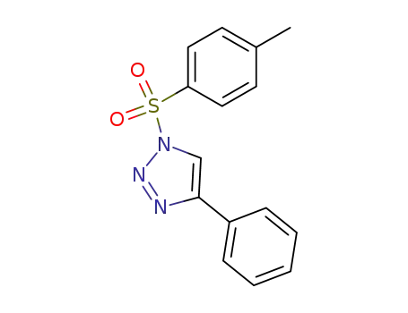 Molecular Structure of 884866-01-7 (1-(4-methylbenzensulfonyl)-4-phenyl-1H-1,2,3-triazole)