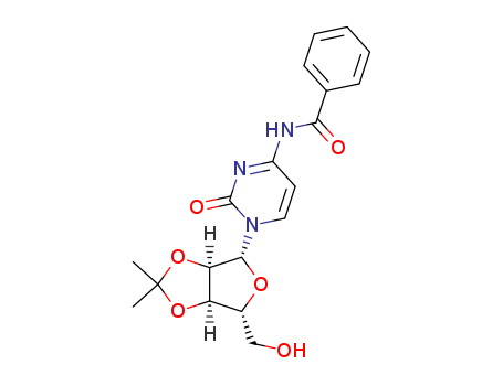 Molecular Structure of 39946-94-6 (Cytidine, N-benzoyl-2',3'-O-(1-methylethylidene)-)