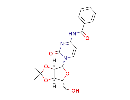 Molecular Structure of 39946-94-6 (Cytidine, N-benzoyl-2',3'-O-(1-methylethylidene)-)