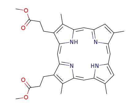 Molecular Structure of 81971-99-5 (deuteroporphyrin IX dimethyl ester)