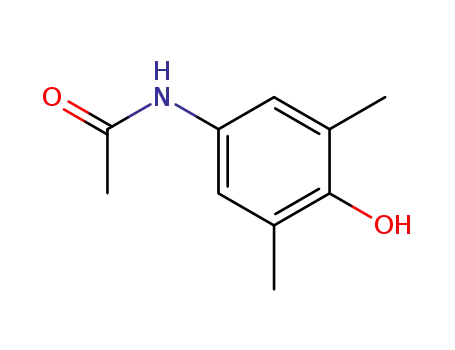 Molecular Structure of 22900-79-4 (N-(4-hydroxy-3,5-dimethyl-phenyl)acetamide)