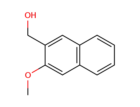 Molecular Structure of 39110-92-4 (3-METHOXY-2-NAPHTHALENEMETHANOL  97)