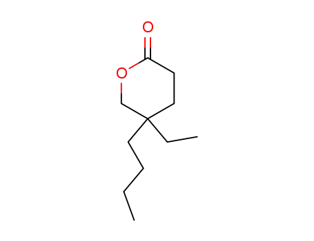 Molecular Structure of 67770-79-0 (4-ETHYL-4-BUTYL-DELTA-VALEROLACTONE)