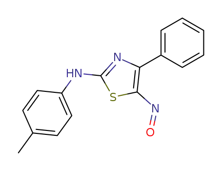 Molecular Structure of 860754-37-6 (5-nitroso-4-phenyl-2-p-tolylamino-thiazole)