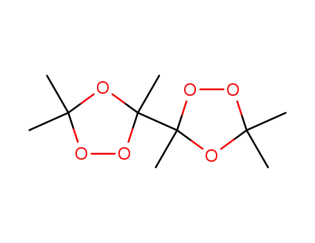 Molecular Structure of 123420-46-2 (3,3'-Bi-1,2,4-trioxolane, 3,3',5,5,5',5'-hexamethyl-)