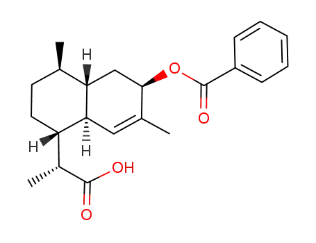Benzoic acid (2R,4aR,5R,8R,8aS)-5-((R)-1-carboxy-ethyl)-3,8-dimethyl-1,2,4a,5,6,7,8,8a-octahydro-naphthalen-2-yl ester