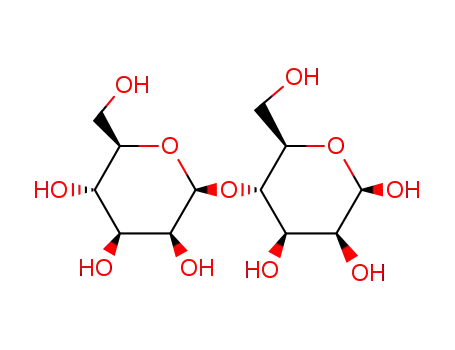Molecular Structure of 37169-64-5 (4-O-(β-D-Mannopyranosyl)-β-D-mannopyranose)