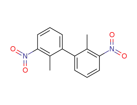 Molecular Structure of 31354-19-5 (2,2'-dimethyl-3,3'-dinitrobiphenyl)