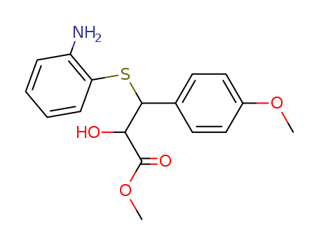 (2RS,3RS)-3-(2'-aminophenylthio)-2-hydroxy-3-(4''-methoxyphenyl)-propionic acid methyl ester