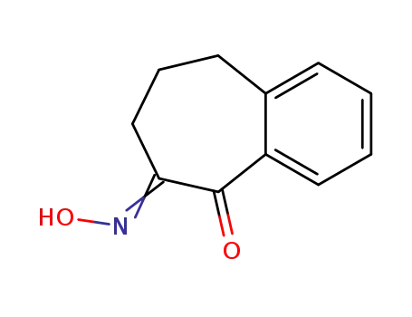 Molecular Structure of 21413-70-7 ((6E)-6-(hydroxyimino)-6,7,8,9-tetrahydro-5H-benzo[7]annulen-5-one)
