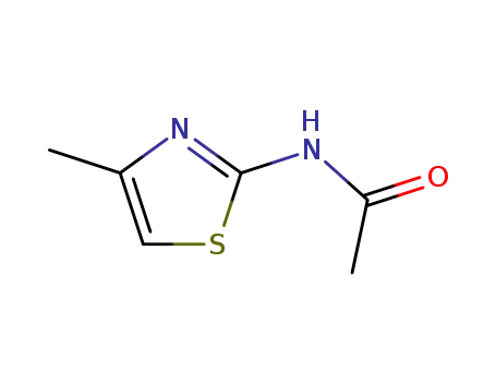 Molecular Structure of 7336-51-8 (2-ACETAMIDO-4-METHYLTHIAZOLE)